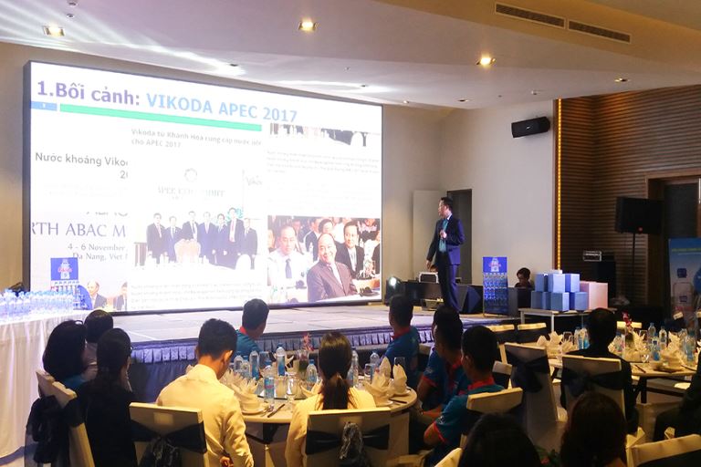 FIT Beverage host a conference to introduce new look of Vikoda mineral water