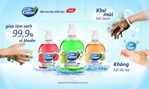 Dr.Clean – One of the product lines that build the brand name of FIT Cosmetics