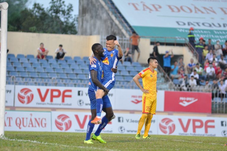 Đảnh Thạnh Vikoda chung vui cùng chiến thắng của CLB Quảng Nam Vòng 3 V-League 2020