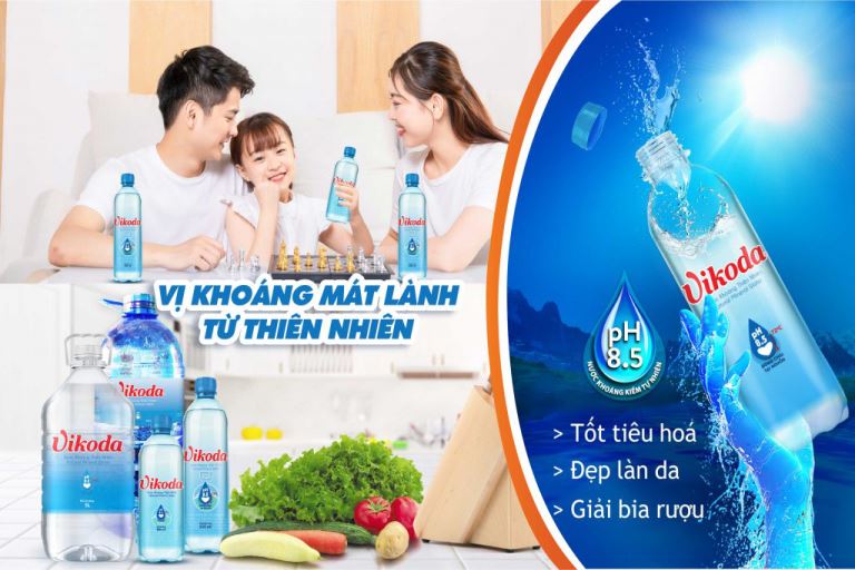 Nước khoáng thiên nhiên Vikoda tăng sức đề kháng, phòng chống dịch bệnh