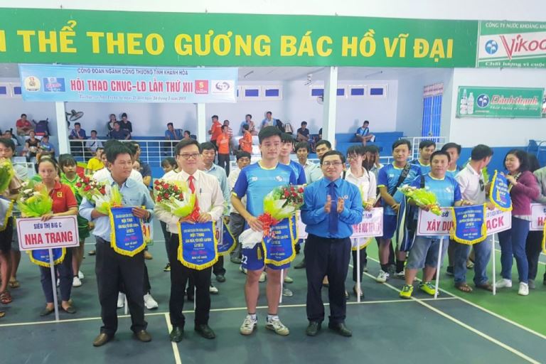 Vikoda sponsored the 12th sports festival for workers, officials and laborers in Khanh Hoa province 2019