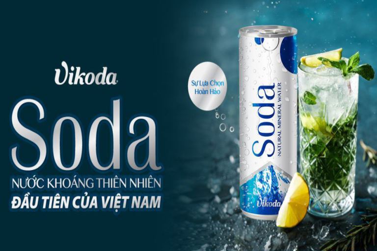 Vikoda Soda – Nước khoáng thiên nhiên Soda đầu tiên của Việt Nam