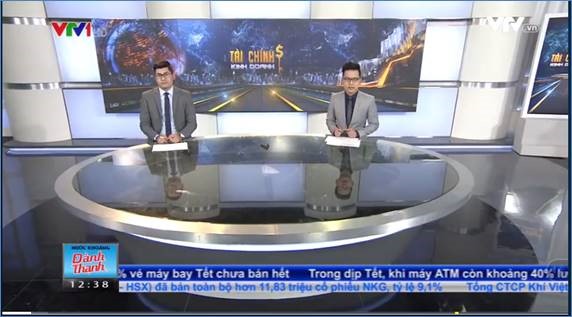 Nước khoáng thiên nhiên Đảnh Thạnh xuất hiện trên VTV1