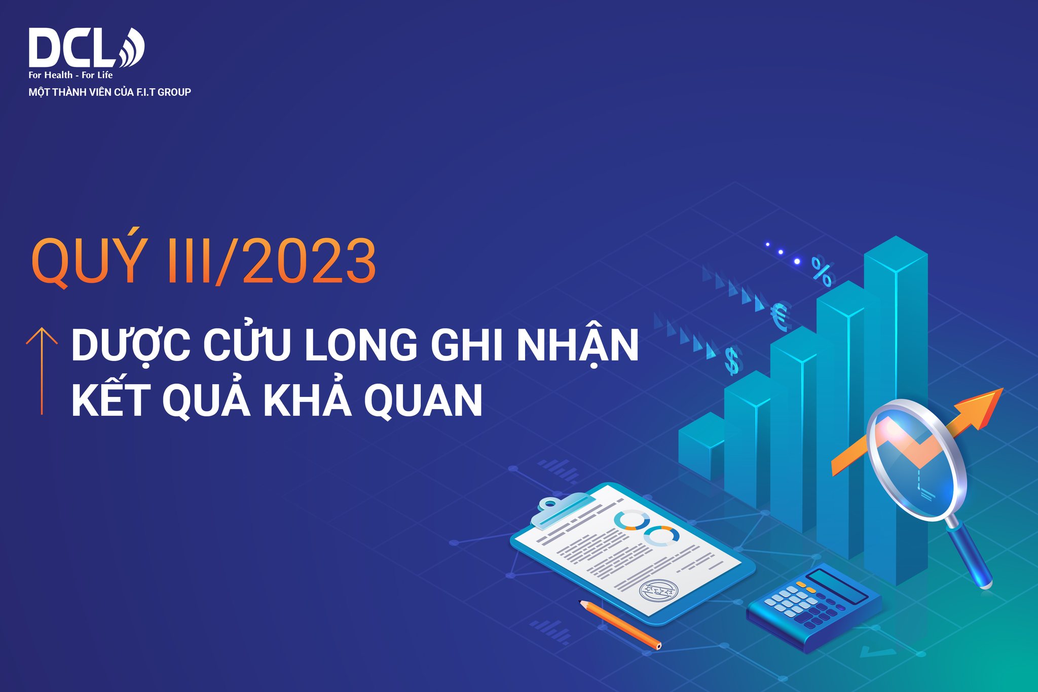 Quý III/2023: Dược Cửu Long ghi nhận kết quả khả quan