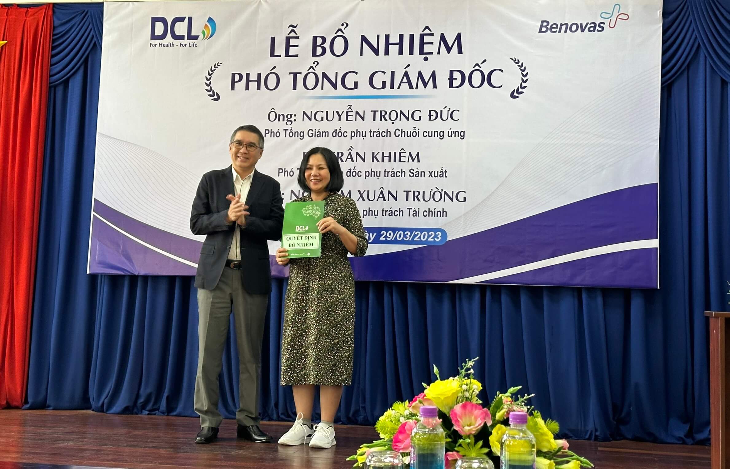 Bo nhiem Pho TGĐ DCL Ba Tran Khiem