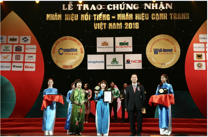 DCL: Vicancap honored as “Vietnamese famous brand in 2018”