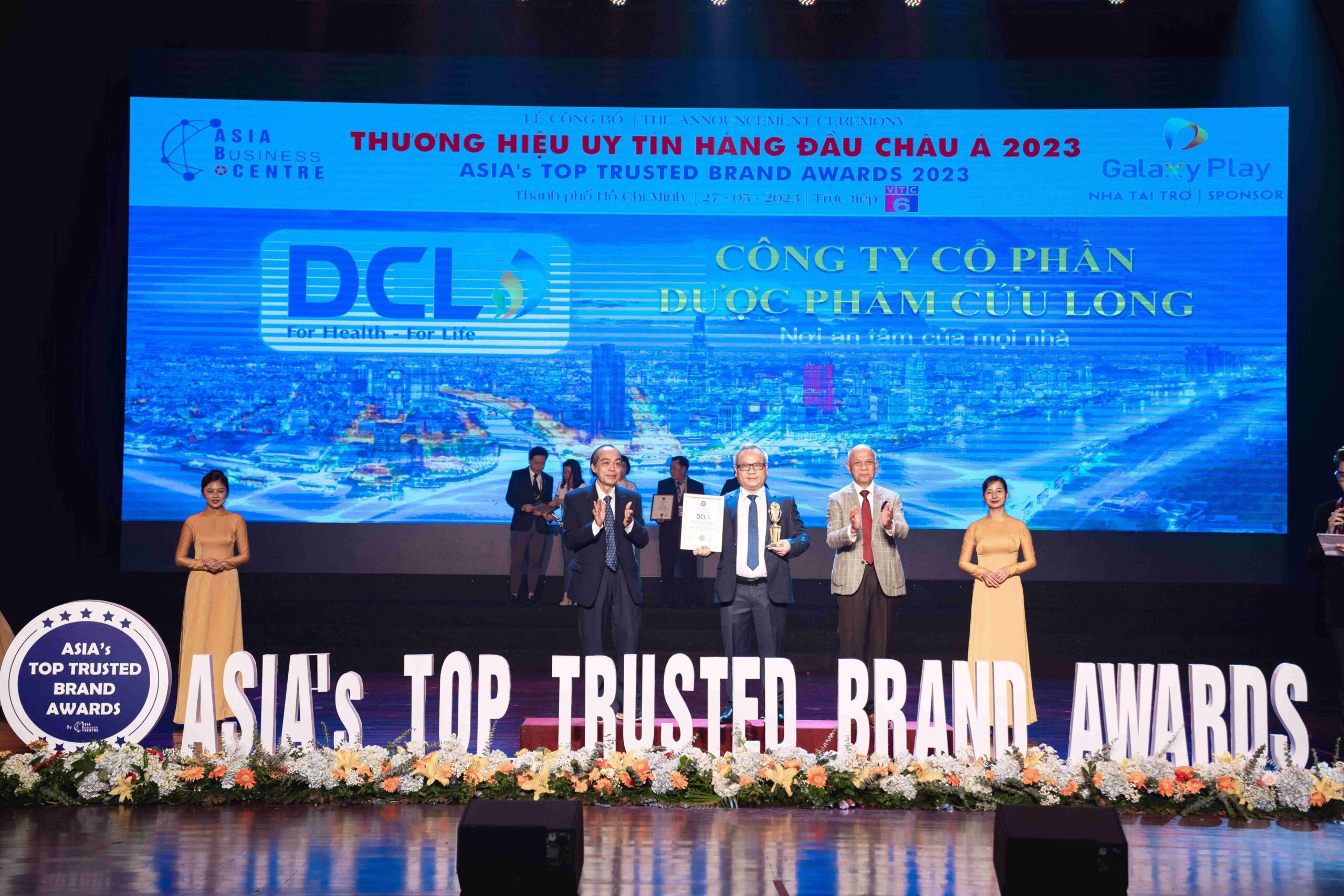 DƯỢC CỬU LONG ĐÓN NHẬN DANH HIỆU “TOP 10 THƯƠNG HIỆU UY TÍN HÀNG ĐẦU CHÂU Á 2023”